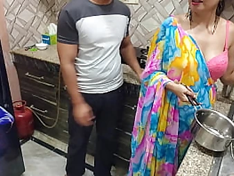 Desi Bhabhi Screwed Rigid in the Kitchen by Her Devar - First Time in a Dirty Converse-Packed Session!