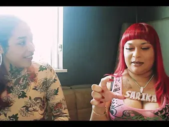 Mayhem Melodie and Carmen share a hot bi-racial lesbo session