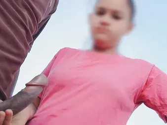 Indian Desi girl's tight pussy gets drilled hard concerning a immoral forest frenzy