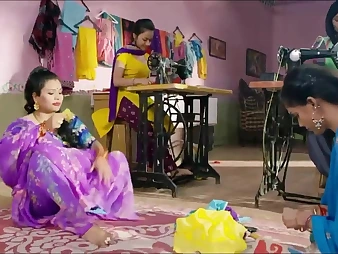 Hot Desi babes succeed in pounded in steamy regional fuck-fest