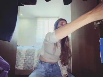 Maria can't resist her stepbrother's desires and begs for a hard fuck