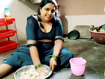 Hot Desi Indian Aunty Romped Hard in the Larder