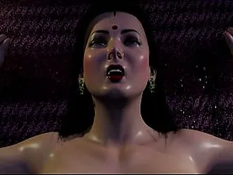 Savita's Bring together Fucky-fucky: Prego with a XXL Spear with Duo DIMENSIONAL Toon