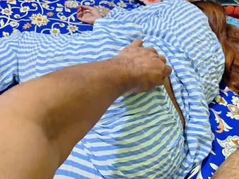 Stepmom Priya wakes up her stepson with a hot desirable acetous in her shaved pussy